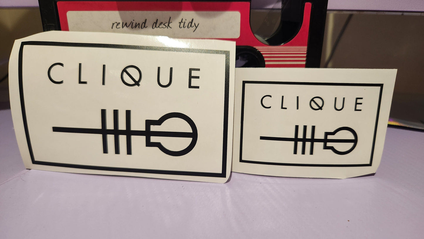 Clique key Decal