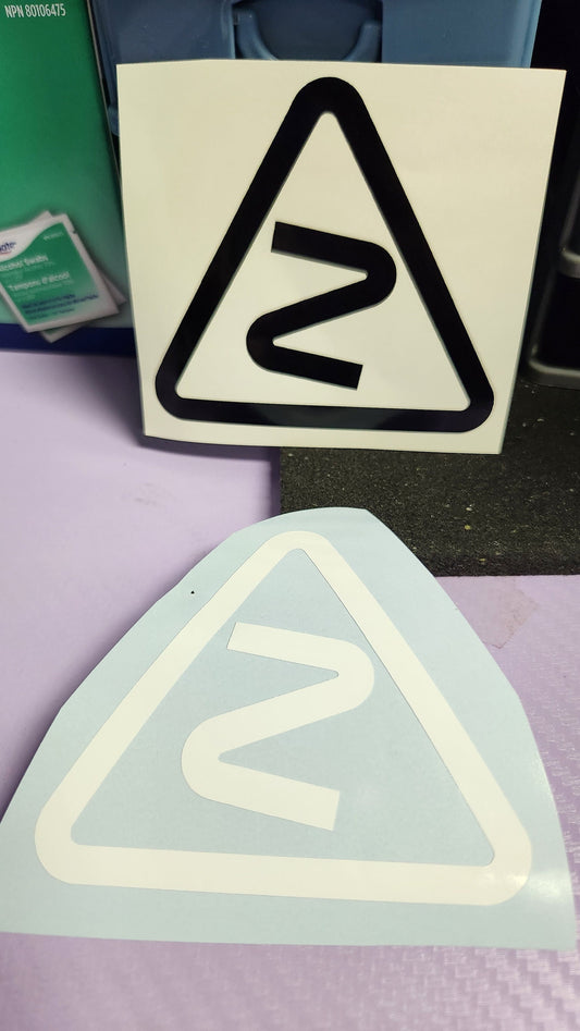 Dangerous Bend Decal