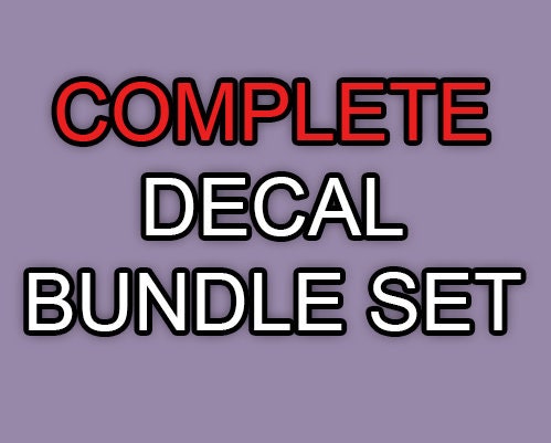 Decals - FULL SET (30) Bundle