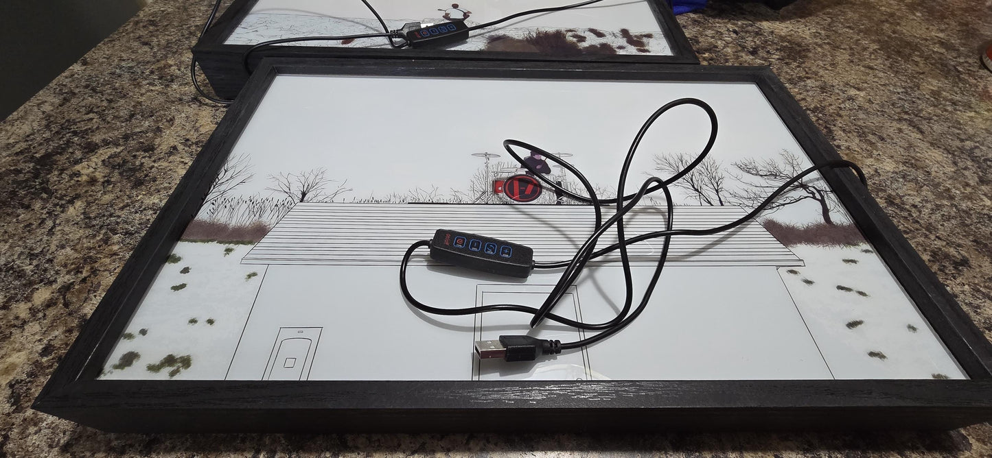 LED Light Frame Art - Josh ATROFD