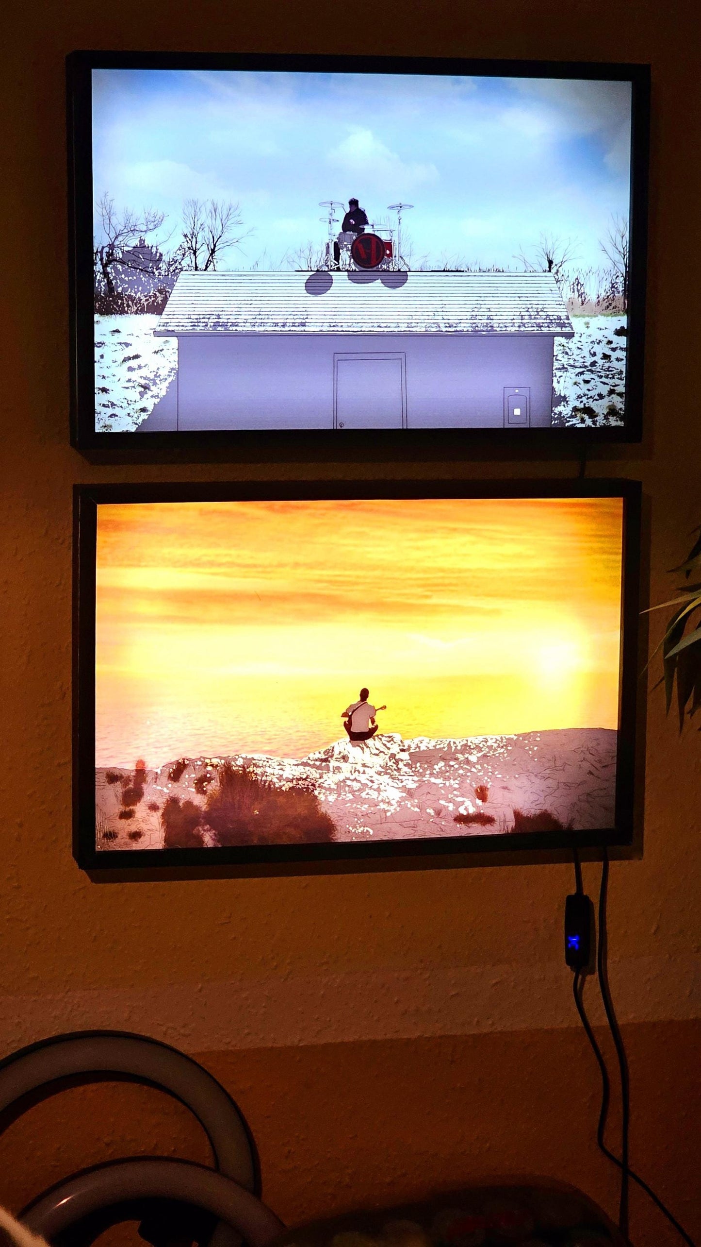 LED Light Frame Art - Paladin