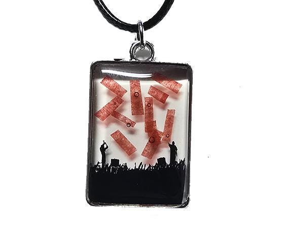 New Era Inspired Necklace - Small Rectangle