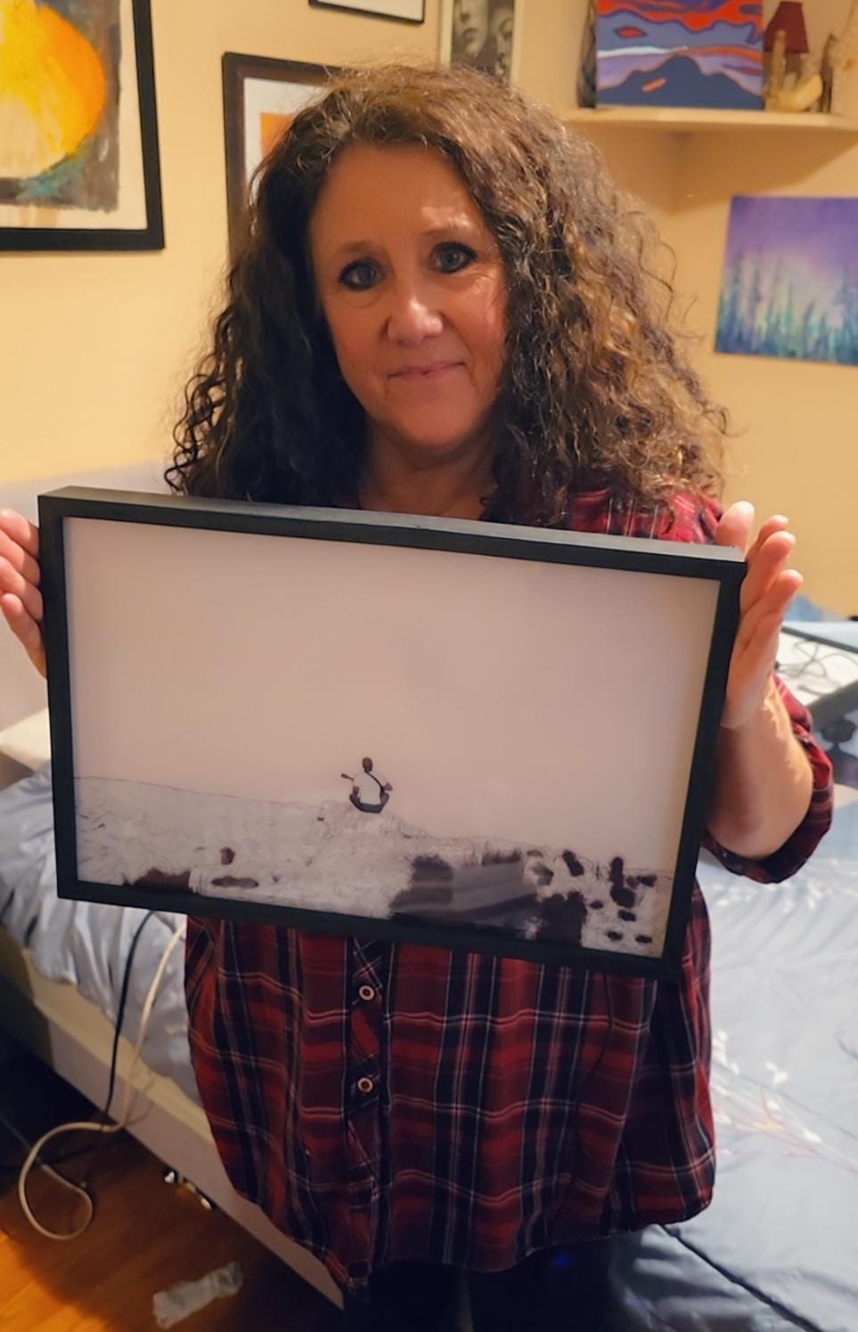 LED Light Frame Art - Paladin