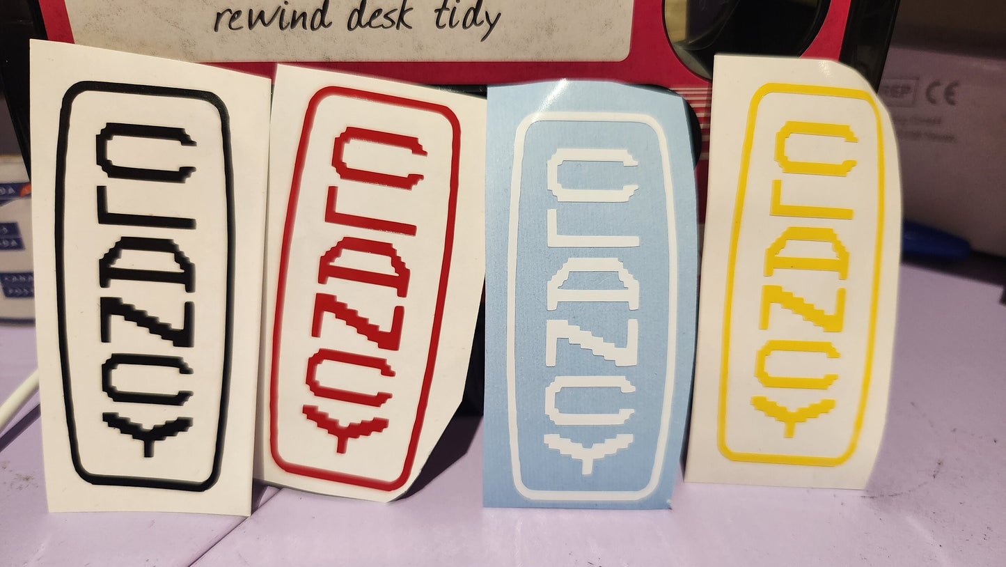 C l a n c y Box text Decal