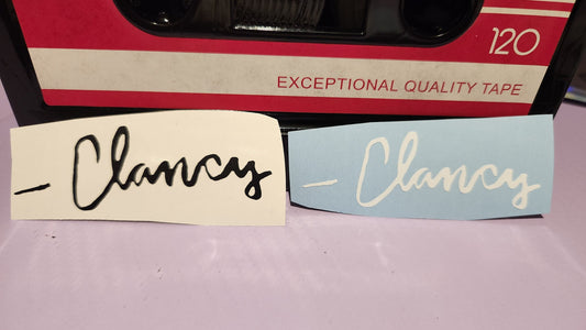 Signature Decal